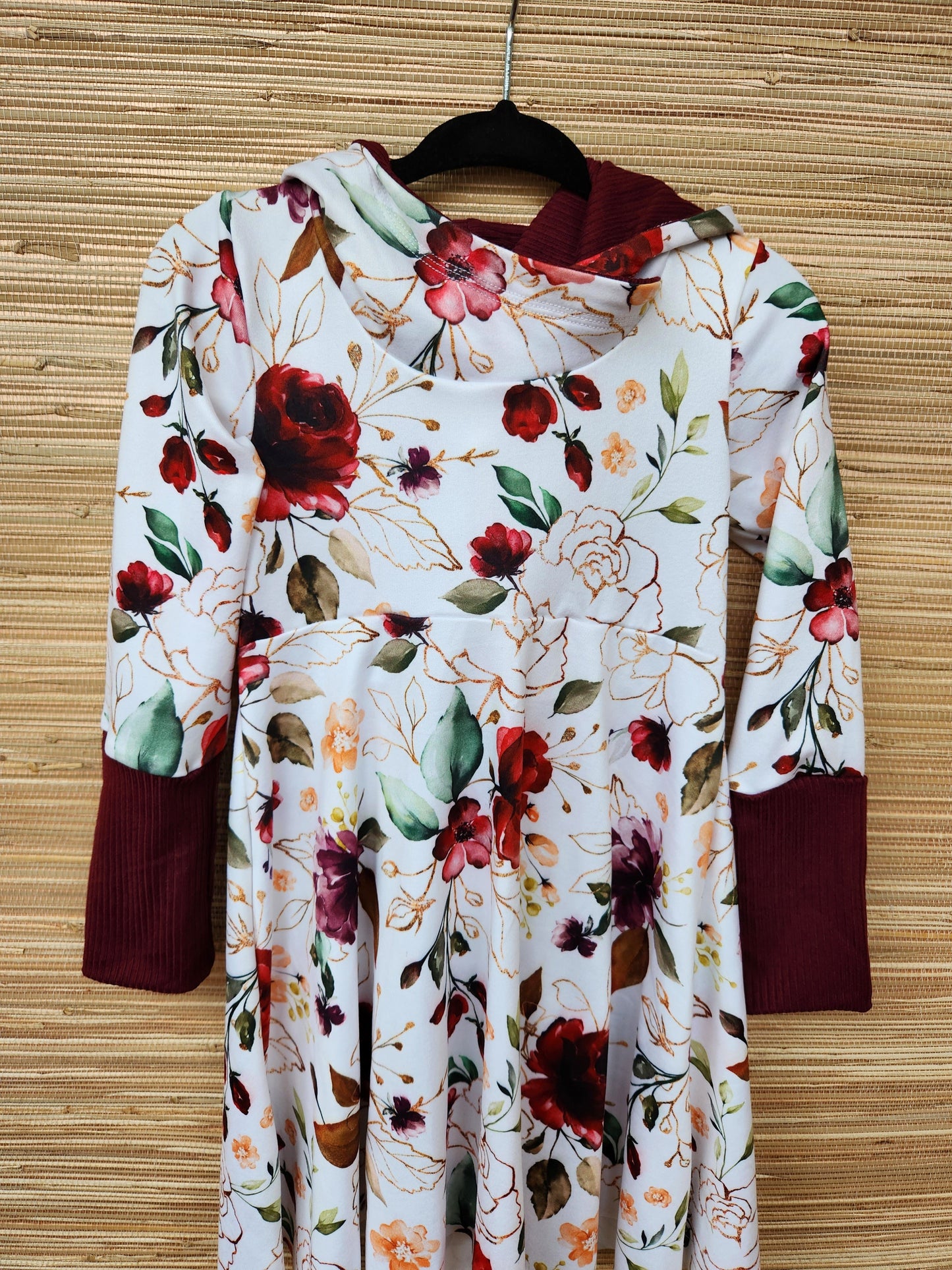 WINTER FLORAL ROSE GWM 4 Dress