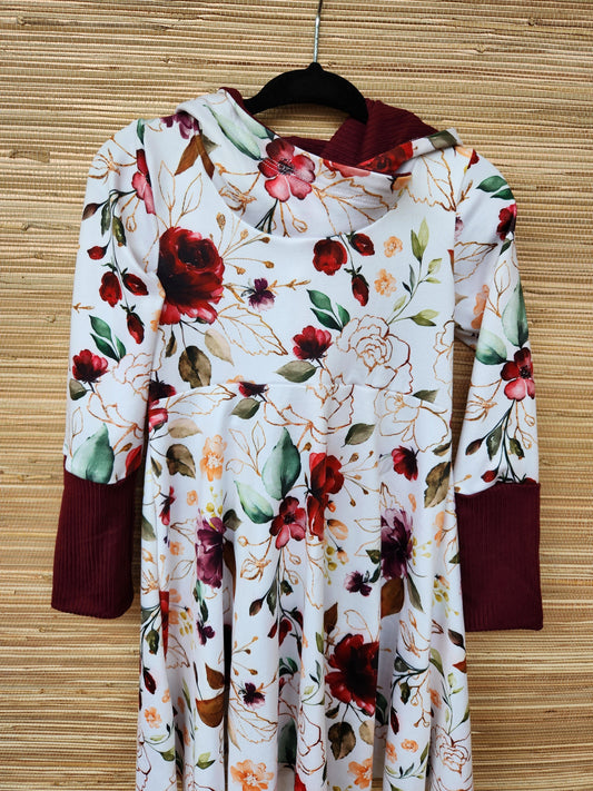 WINTER FLORAL ROSE GWM 4 Dress