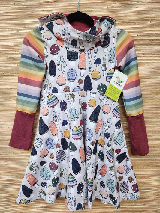 Gray Mushroom GWM 3 dress (fits approx 3-6t)