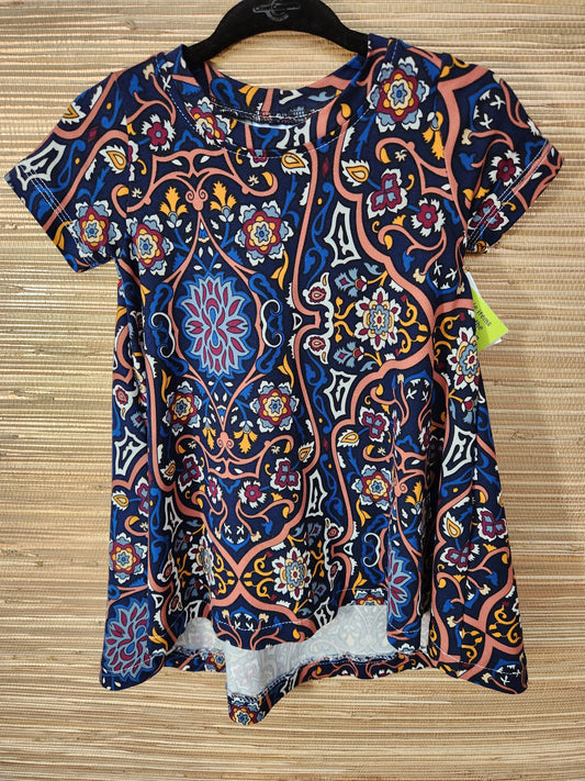 6/9M Navy Geo Design Tshirt Dress