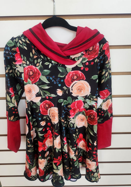 Red floral GWM 2 dress