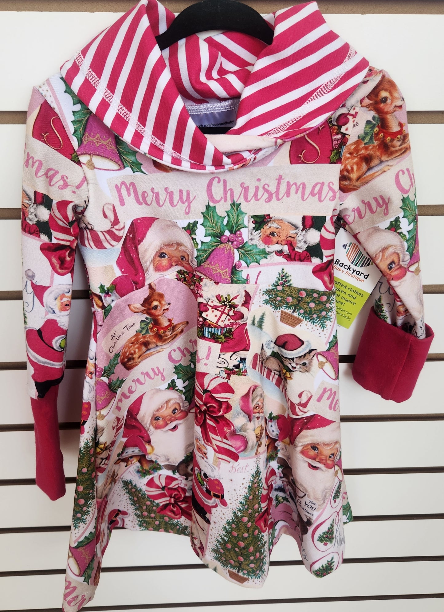 pink santa GWM 2 dress