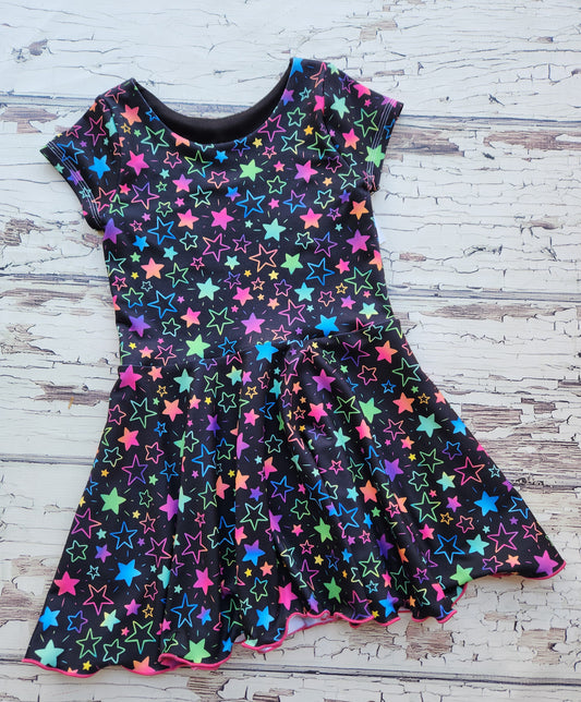 3T Neon Stars Dress