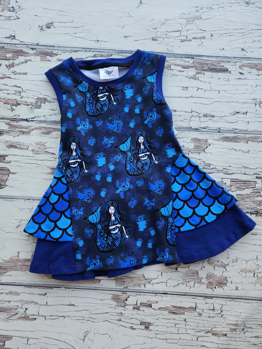 5t Ocean Clock work Mini Swagger Tunic