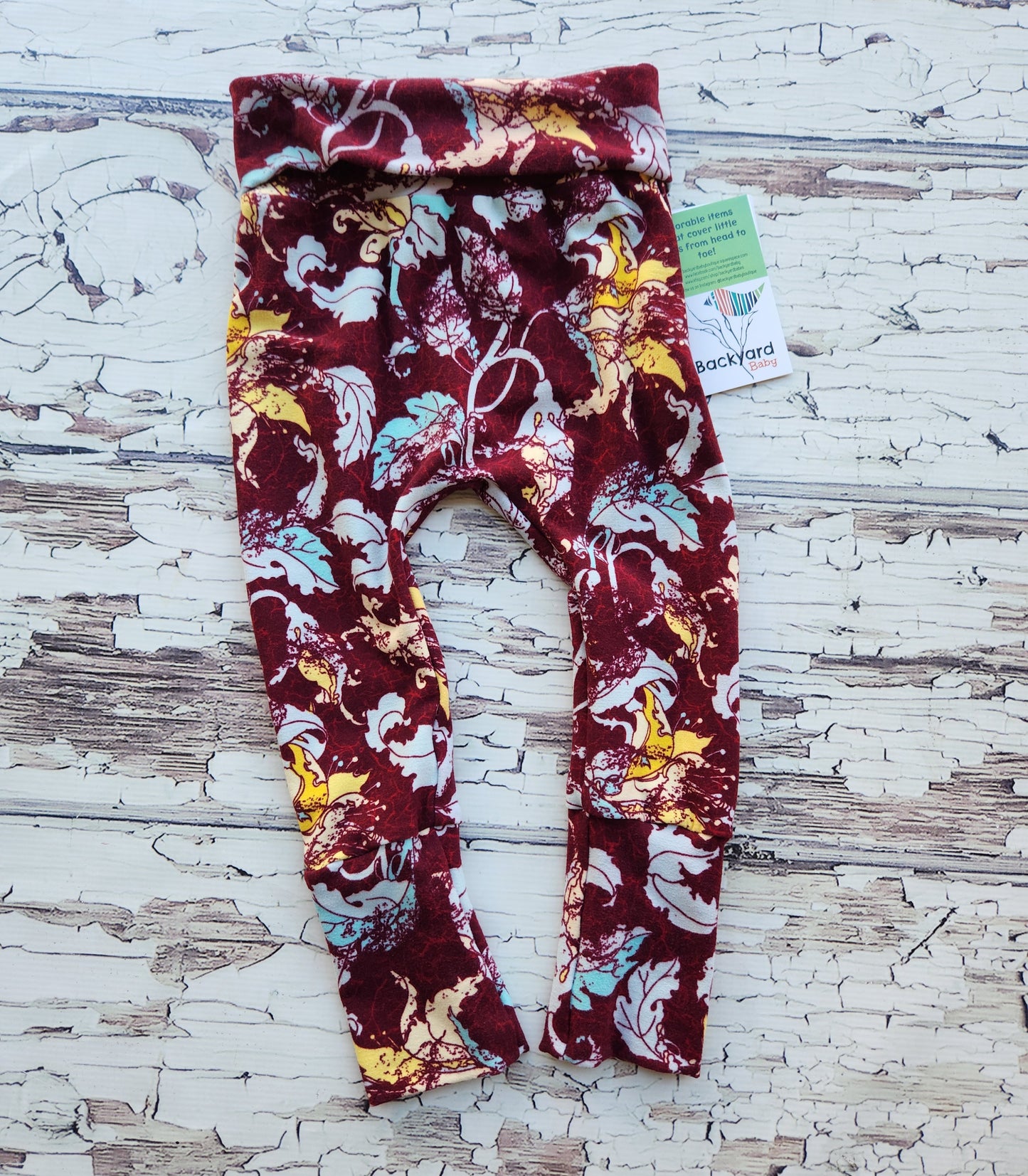 Burg Floral GWM 2 Pants