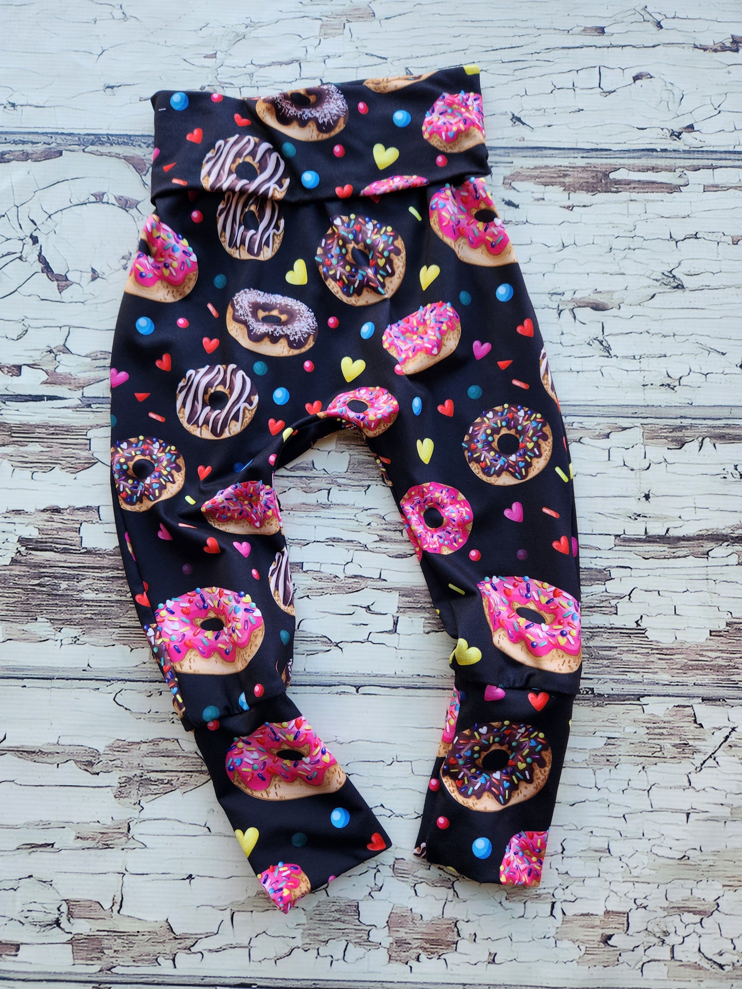 Donuts on Black GWM 2 PANTS