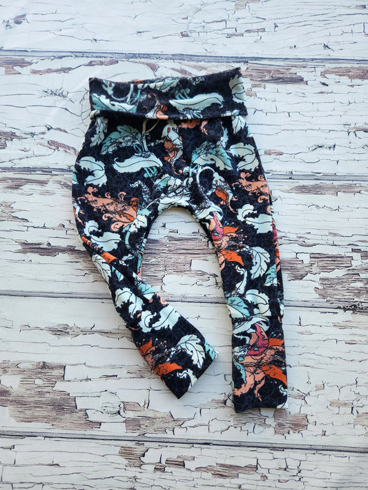 Teal Floral GWM 2 Pants