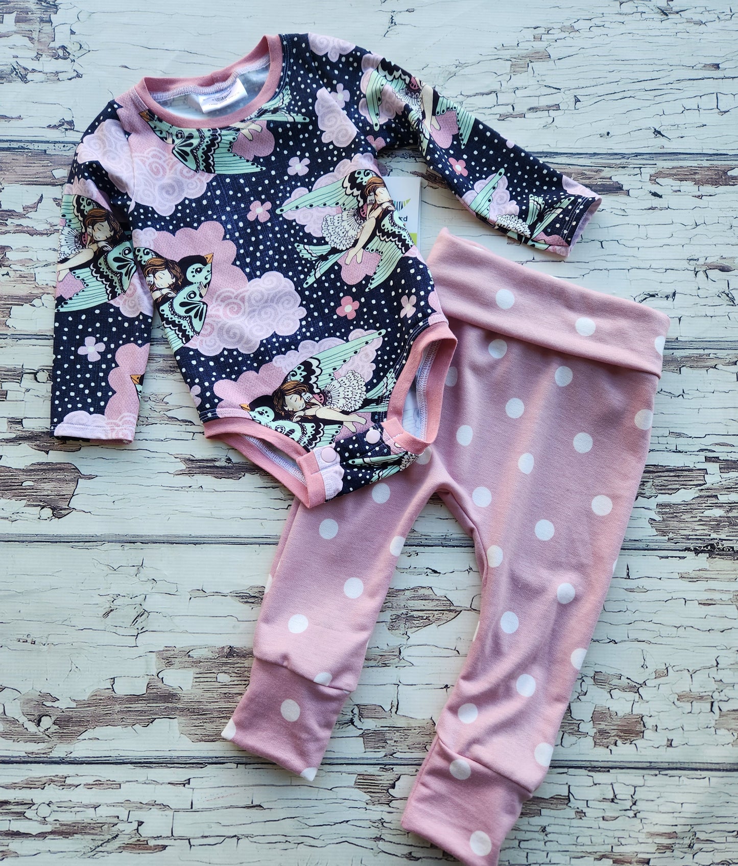 Cloud Sleeping Onesie Set 9 MONTH