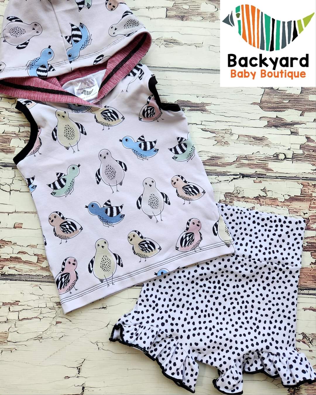 Birdies Hooded Tank Set 18m