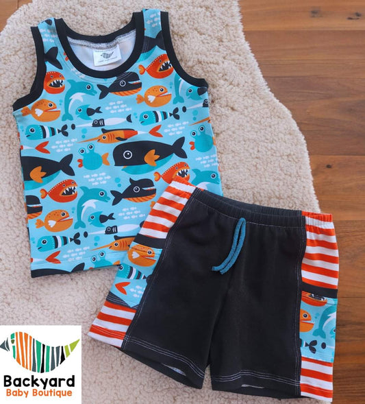 Vaulted Fish Hooded Tank Set 18m