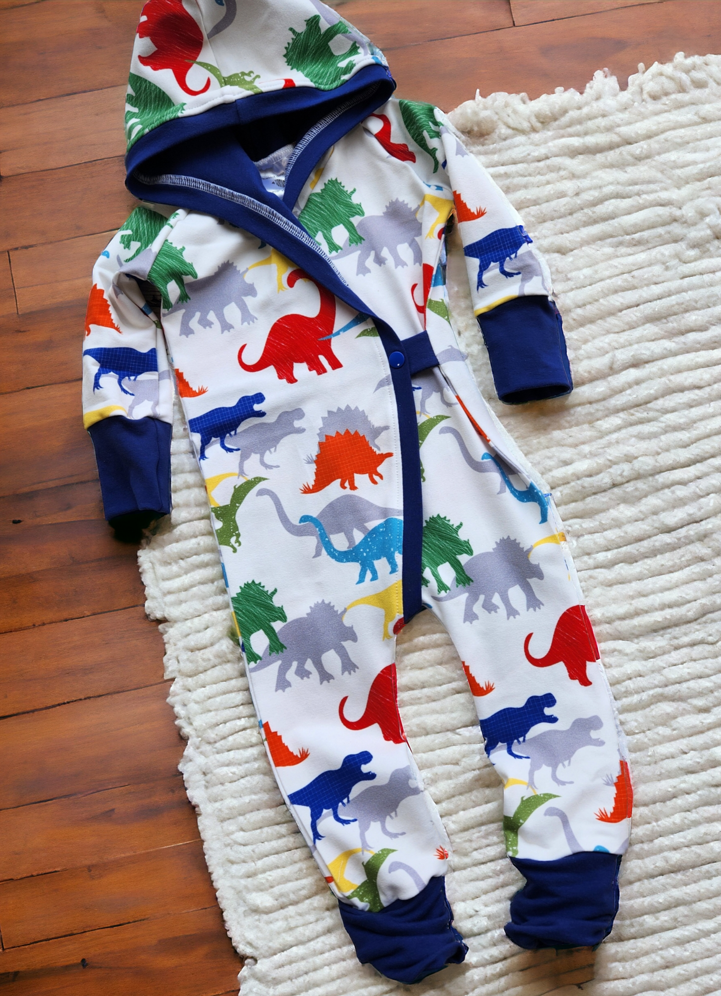 12/18M Dino Wrap Romper