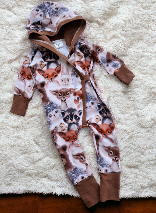 12-18M Animal Wrap Romper