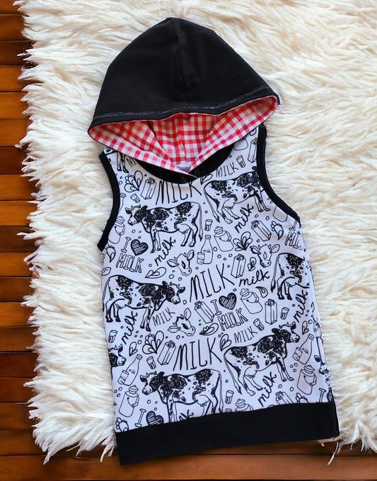 Milk Moo Hooded Tank 5t