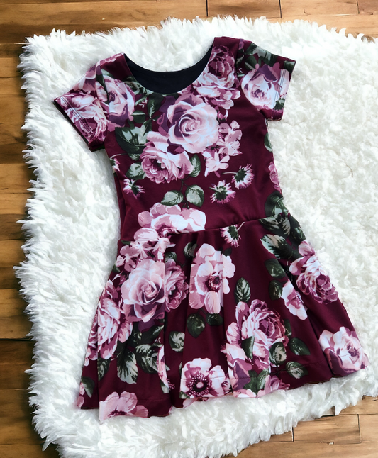 3T BURG FLORAL DRESS