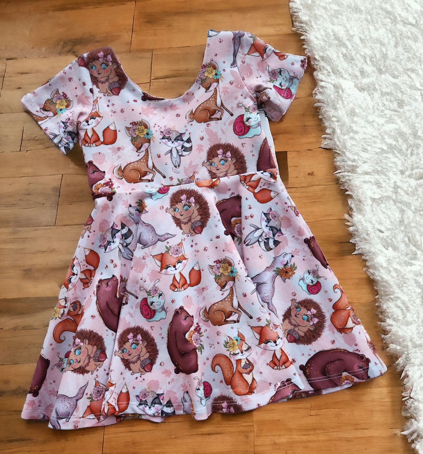 2T Fall Animals Dress