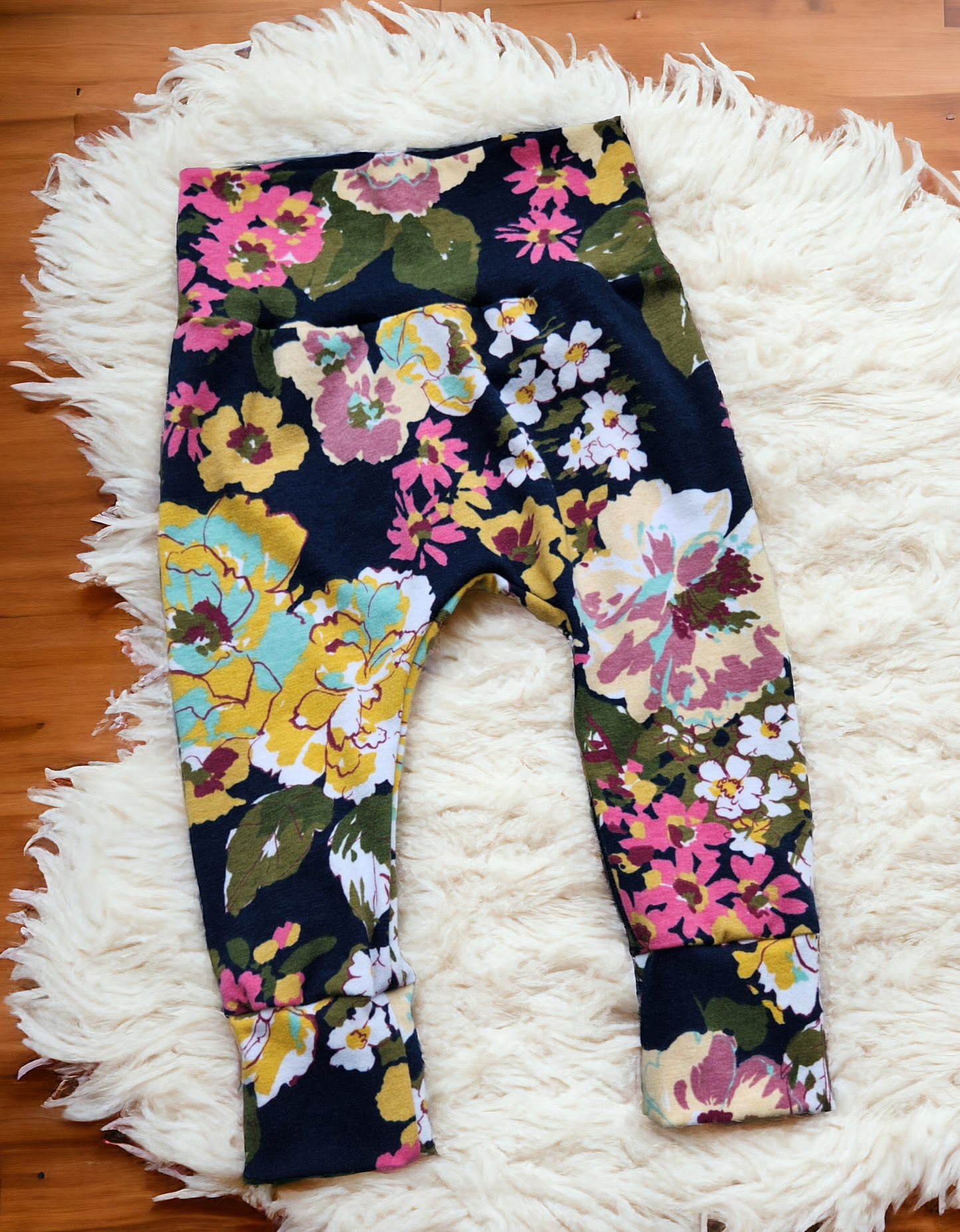 3-6m Country Cottage Floral Harem Pants