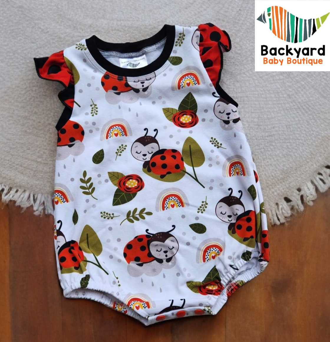 12/18m Lady Bug Breezy Romper