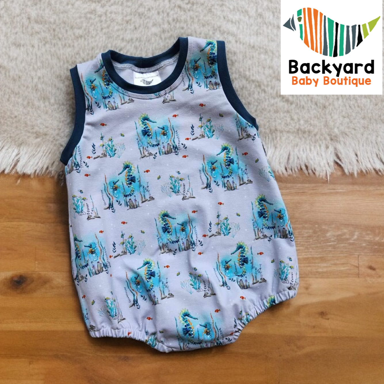 2/3t Sea Horse Breezy Romper