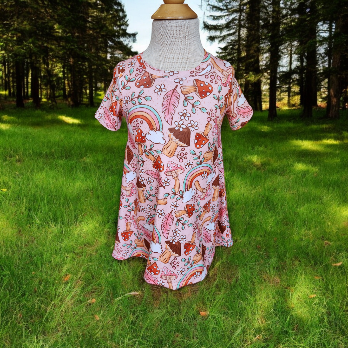 Mushroom SIZE 2/3t TSHIRT DRESS