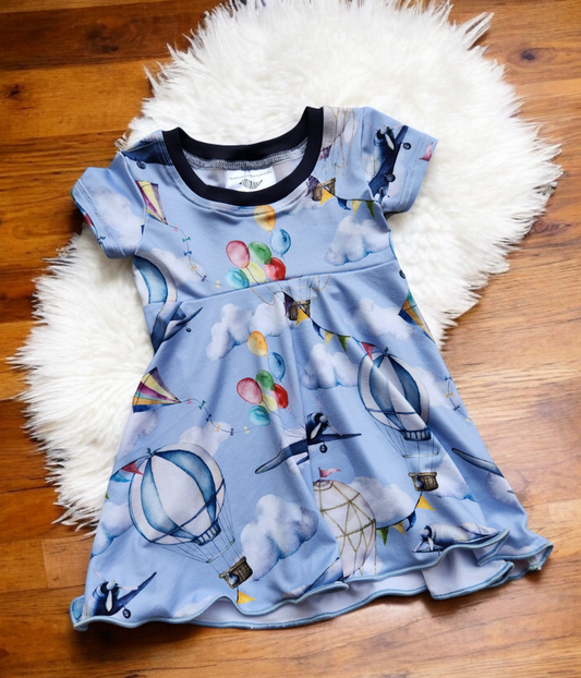 Airplane Dress (3-12m)