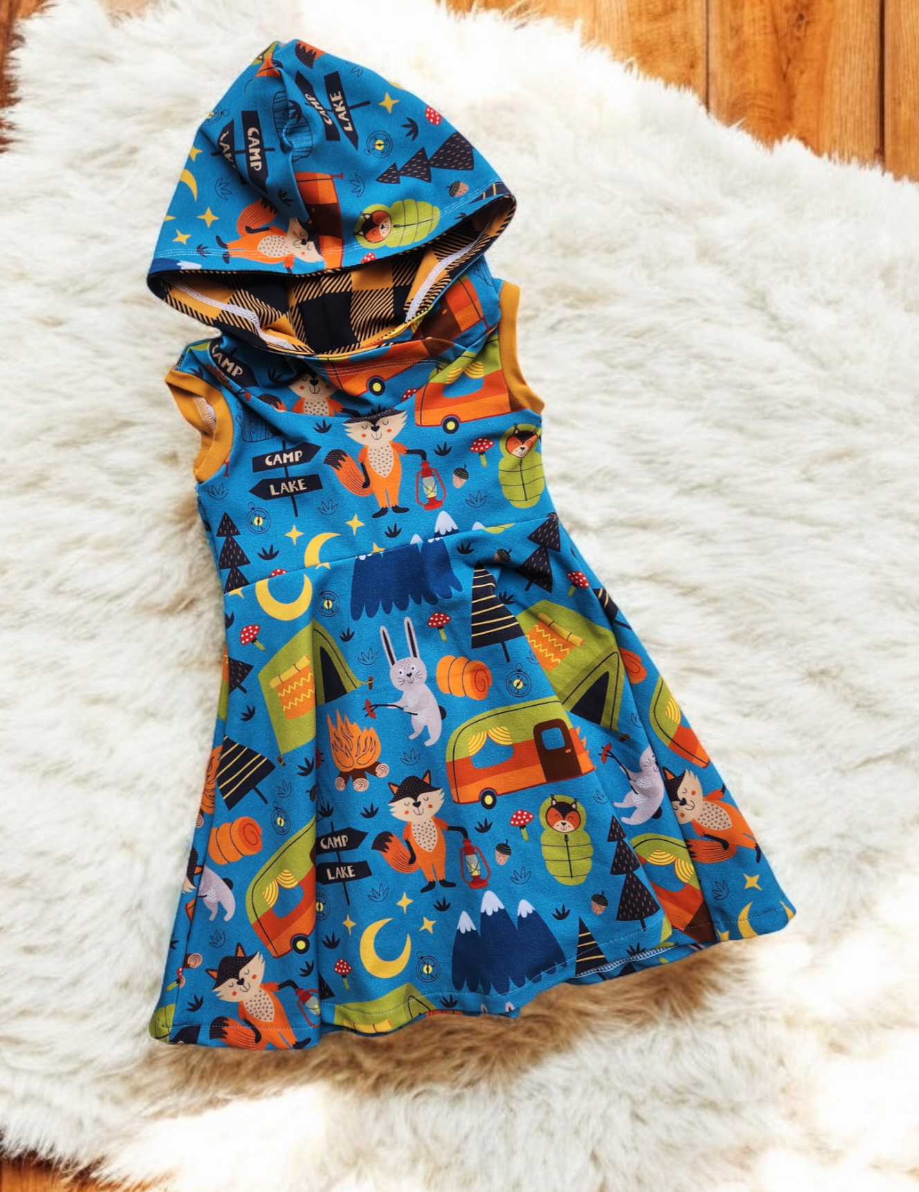 Camp Critters GWM 2 Dress (1-3y)