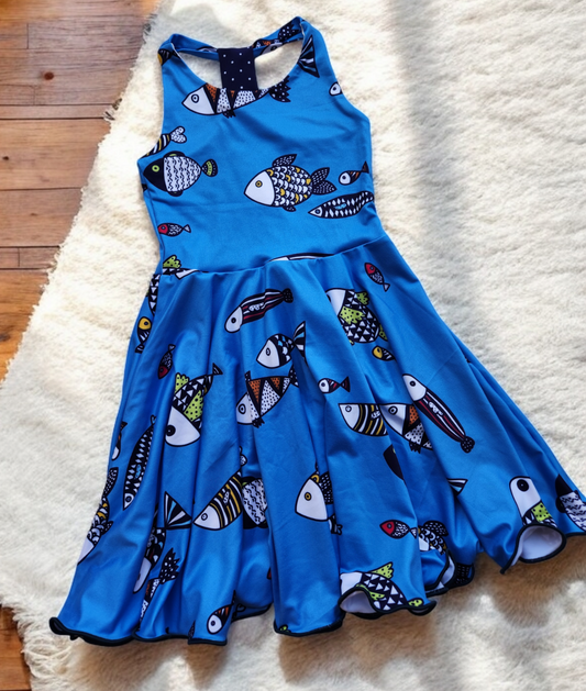 5T Fish T Back Dress