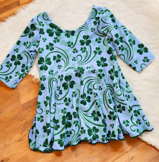 Size 6 Shamrock Baby doll Top