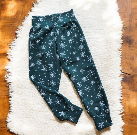 Evergreen Snowflake Joggers 3/4t