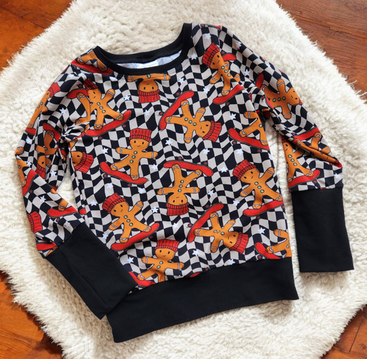 Skate Gingerbread GWM 4 Pullover