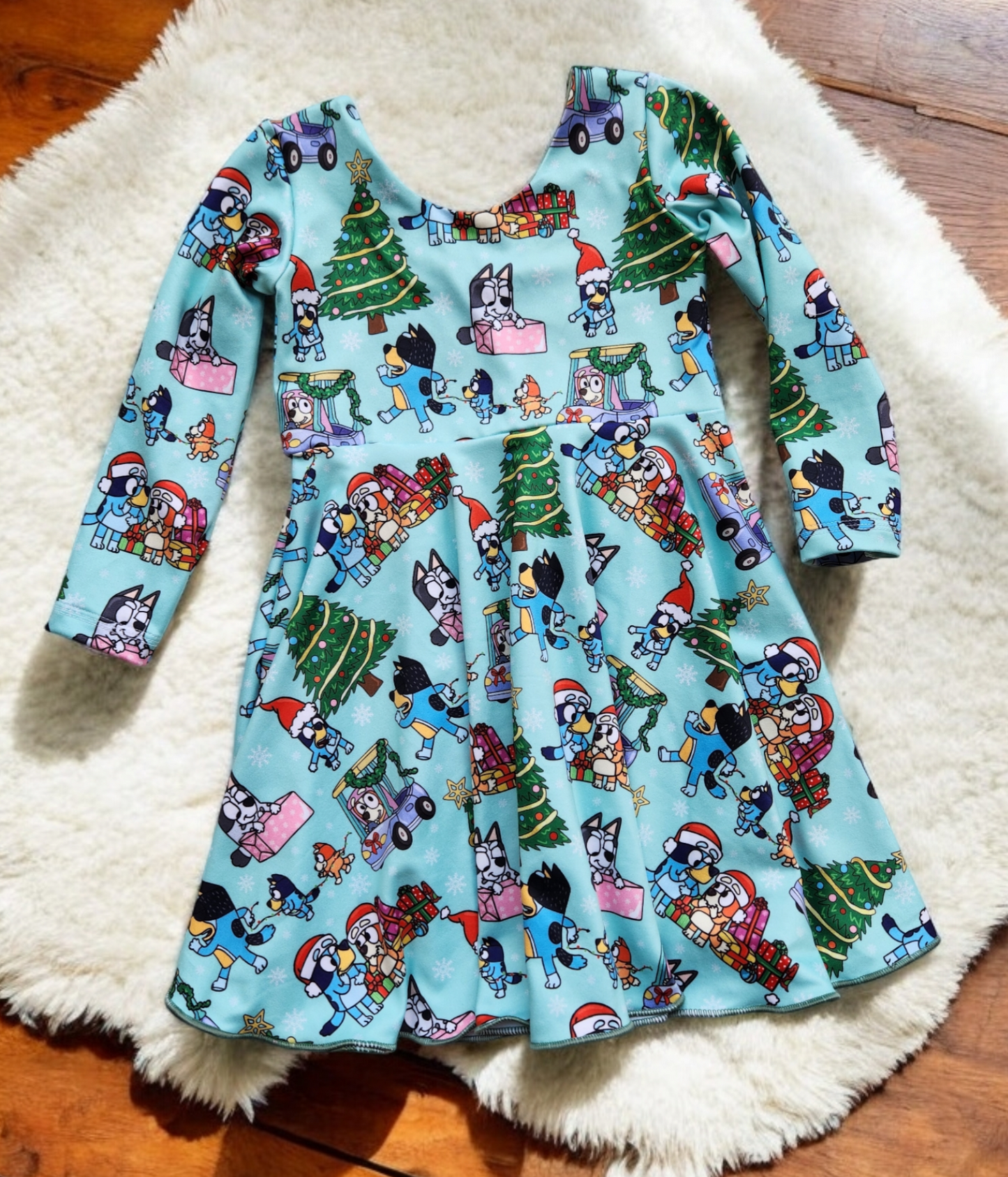 4T Holiday Heeler Dress