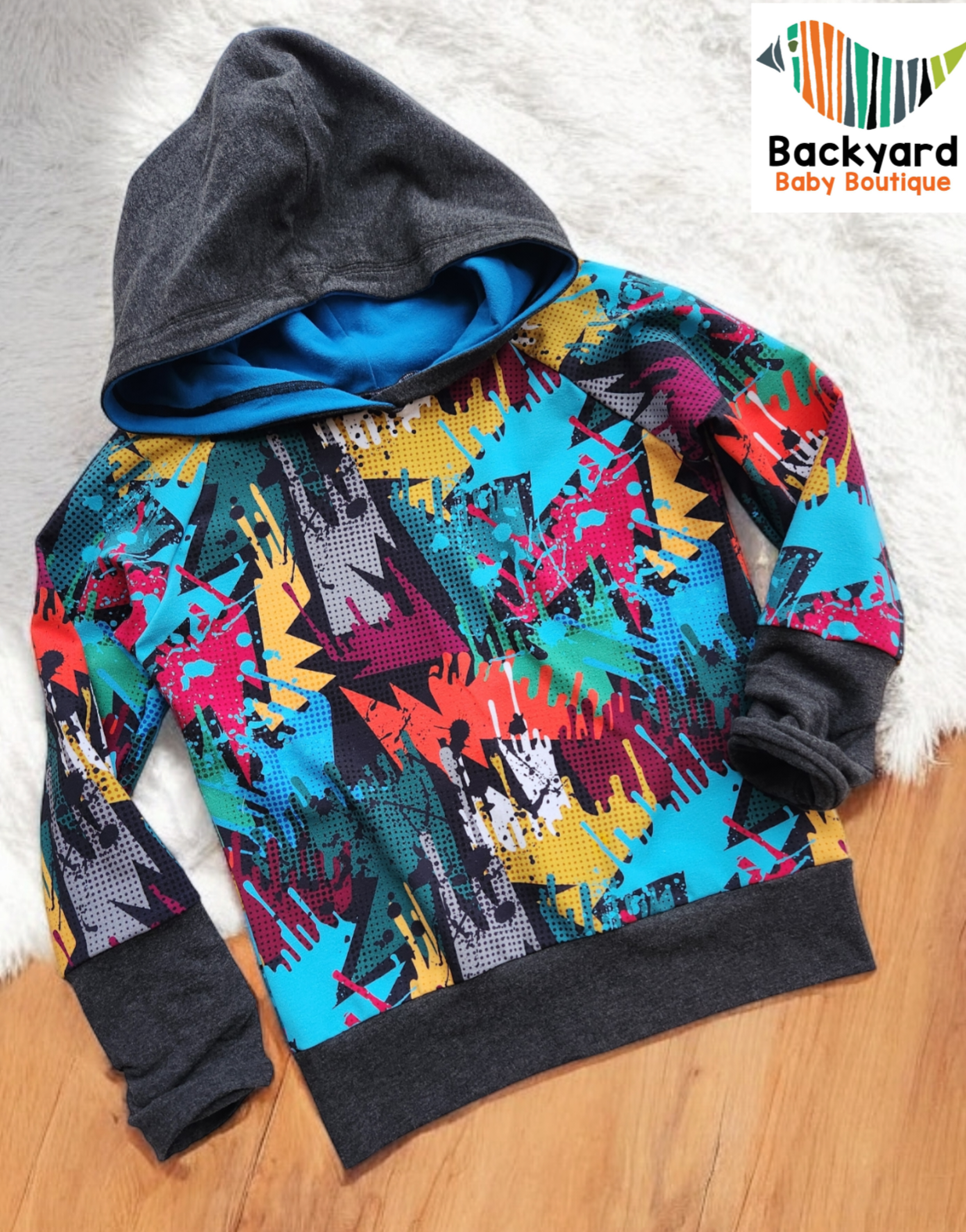 Abstract GWM 3 (fits approx 3-6t) Hoodie