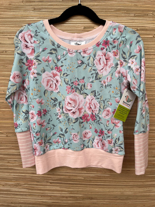 Mint Floral GWM 3 Pullover