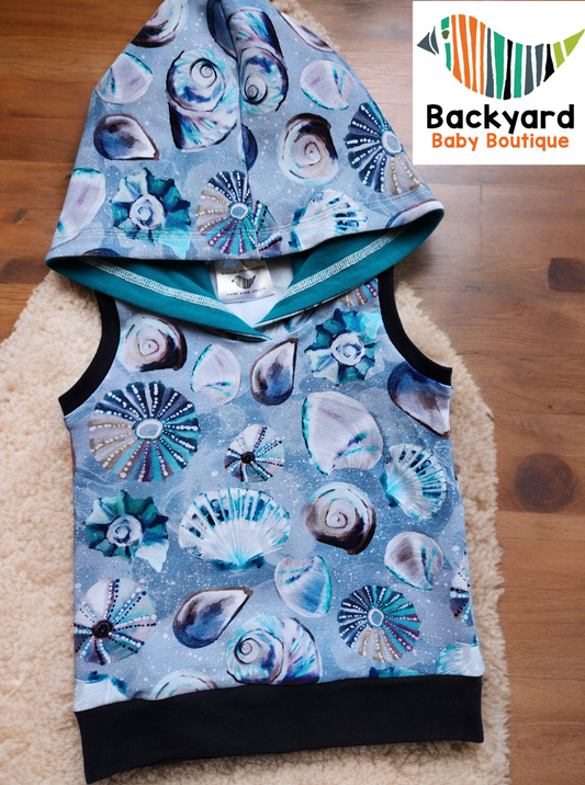 Blue Shells Hooded Tank 2t