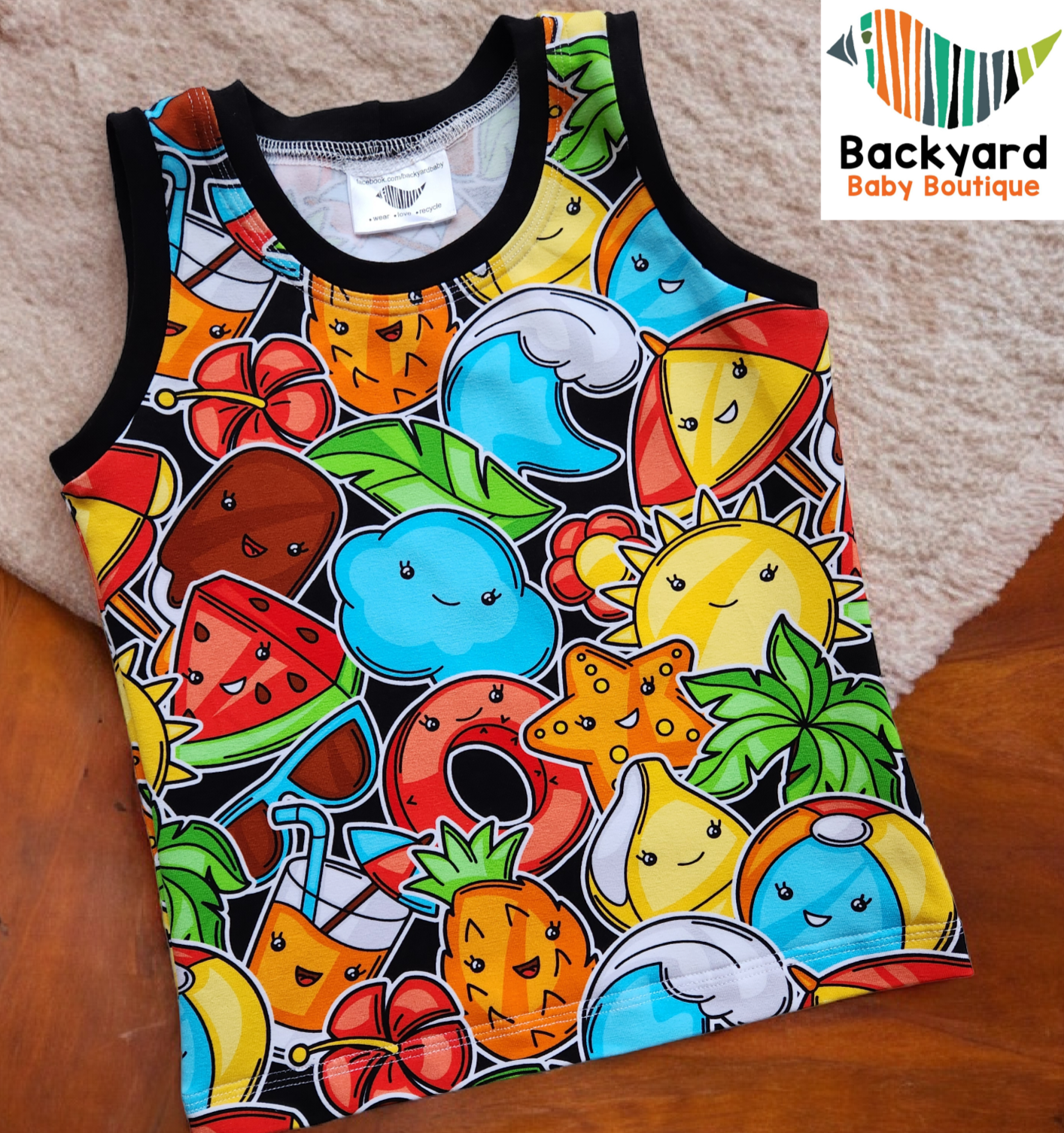 Summer Sticker Tank 4t