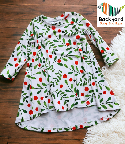 18-24M Holly Berry T-shirt Dress