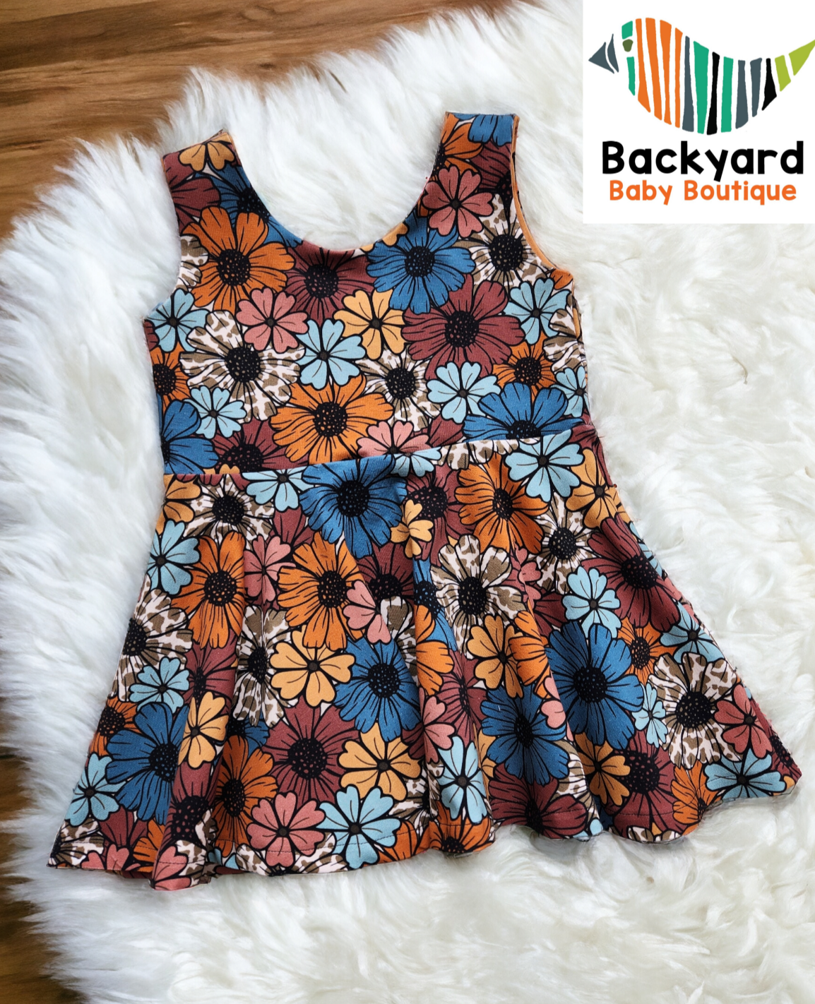 5T Country Floral Peplum