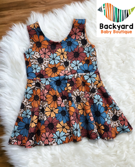 5T Country Floral Peplum